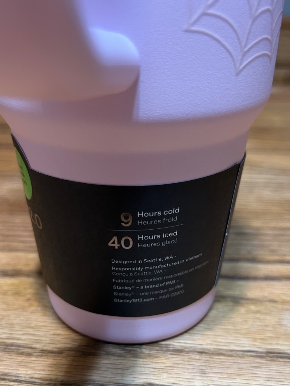 NEW Stanley 30 oz Quencher H2.0 — Pink Sugar Spider Webs | Halloween 2026 🎃 - Picture 6 of 10